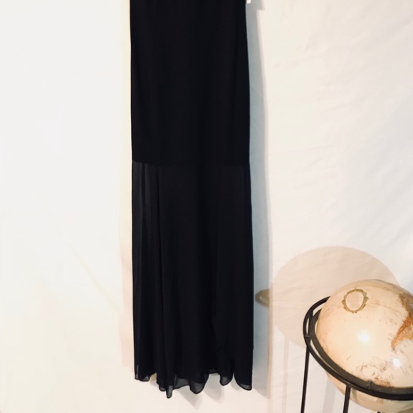 NWT Formal Gown with Sheer Slit Bottom - Picture 3 of 6